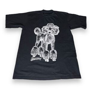 Tango Hotel X Mr Cartoon Poodle Dog Sketch Black USA Made T-shirt Men’s Size M